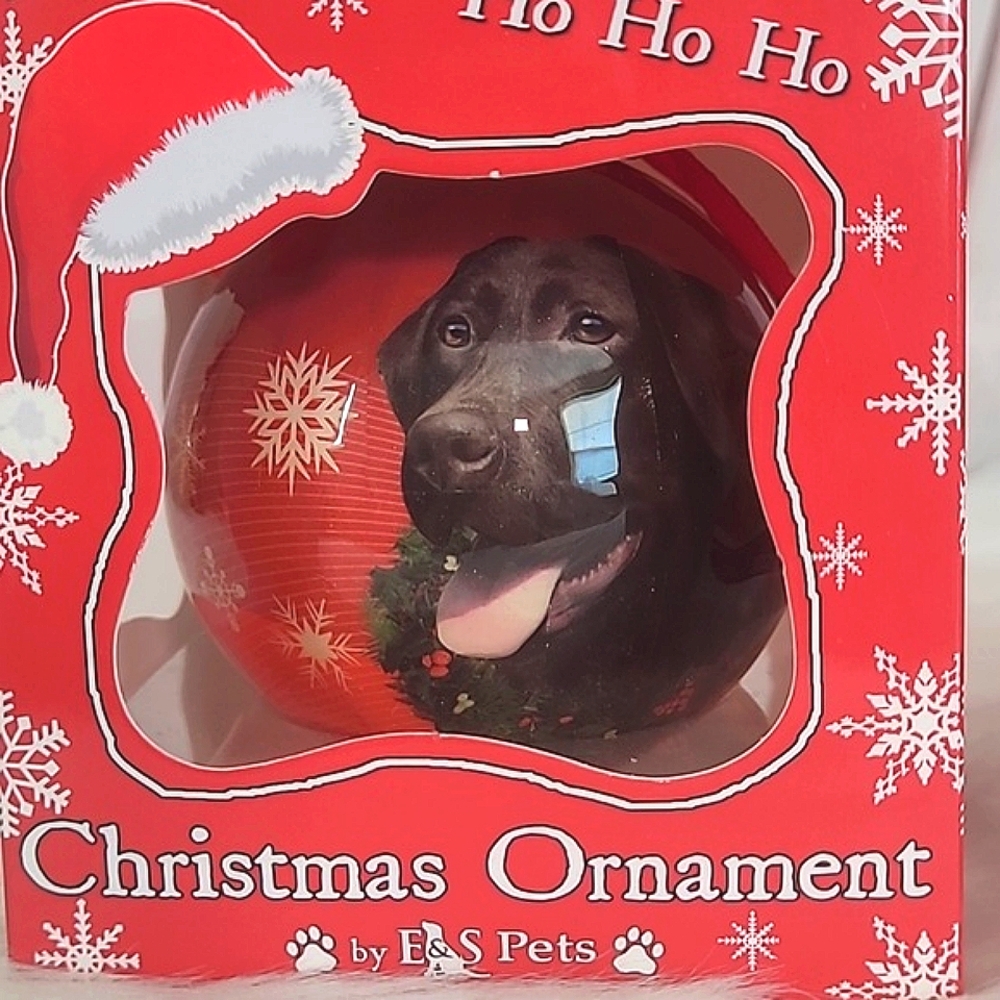 🆕️ Kirkland's Christmas Ornament Labrador Retreiver Lab Dog Pair of  Ornaments - Picture 3 of 15